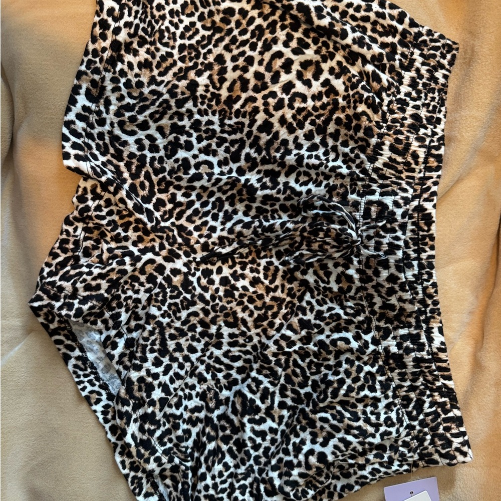 Joyspun Leopard Print Shorts